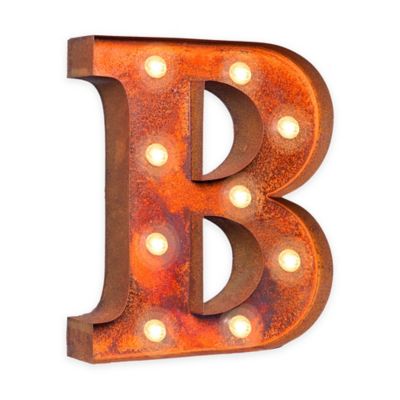 Buy Vintage Retro Lights & Signs Metal Letter